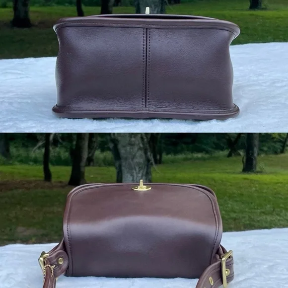 ❤️SOLD❤️Vintage Coach Mahogany Legacy Small Flap 9965 - Picture 5 of 10